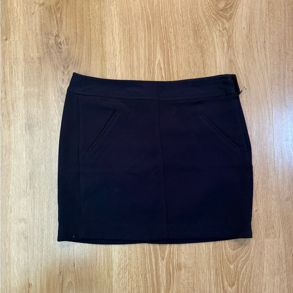 Banana Republic Navy Blue Mini Skirt